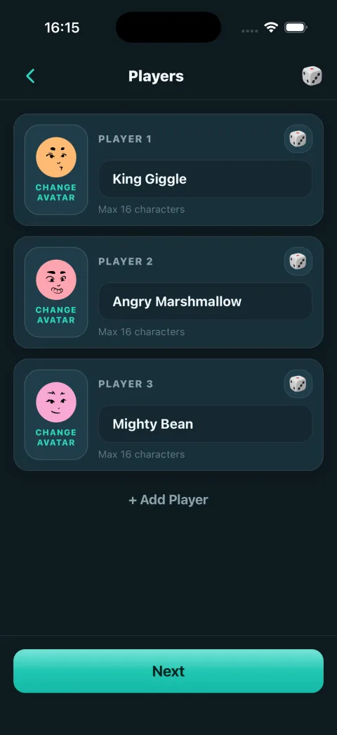 Game lobby